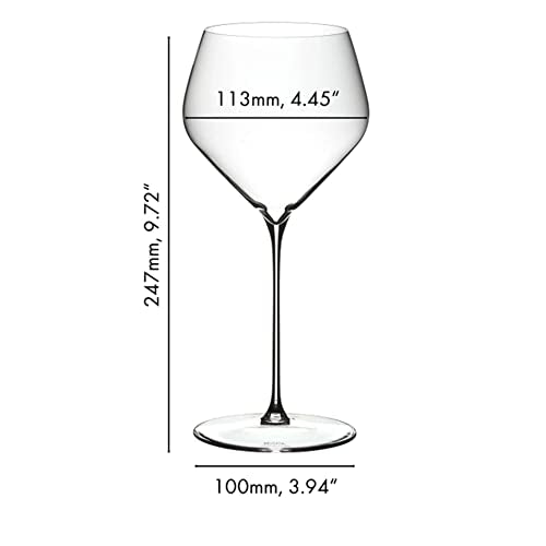 Riedel Veloce 4-Piece Crystal Chardonnay Wine Glass, 23 Oz - Kitchen Universe