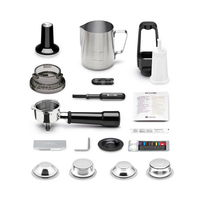 The Breville Brushed Stainless Steel Barista Touch™ 12.5" x 12.7" x 16" - Kitchen Universe