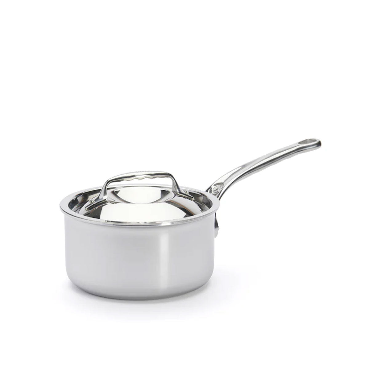 de Buyer Affinity 5-Ply Stainless Steel Sauce Pan with Lid, 1.8 qt