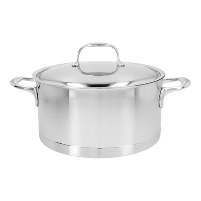 Demeyere Atlantis 7-Ply Stainless Steel Dutch Oven With Lid, 8.9-Quart - Kitchen Universe