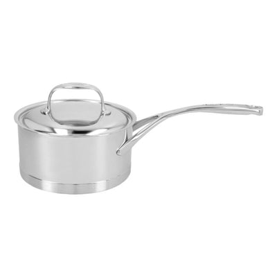 Demeyere Atlantis 7-Ply Stainless Steel Sauce Pan With Lid, 3.2-Quart - Kitchen Universe
