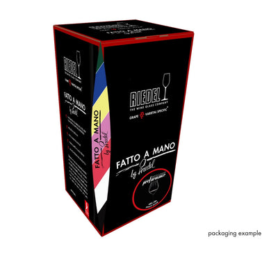Riedel Fatto A Mano Performance Black Stem Pinot Noir Glass,  29.2 Oz