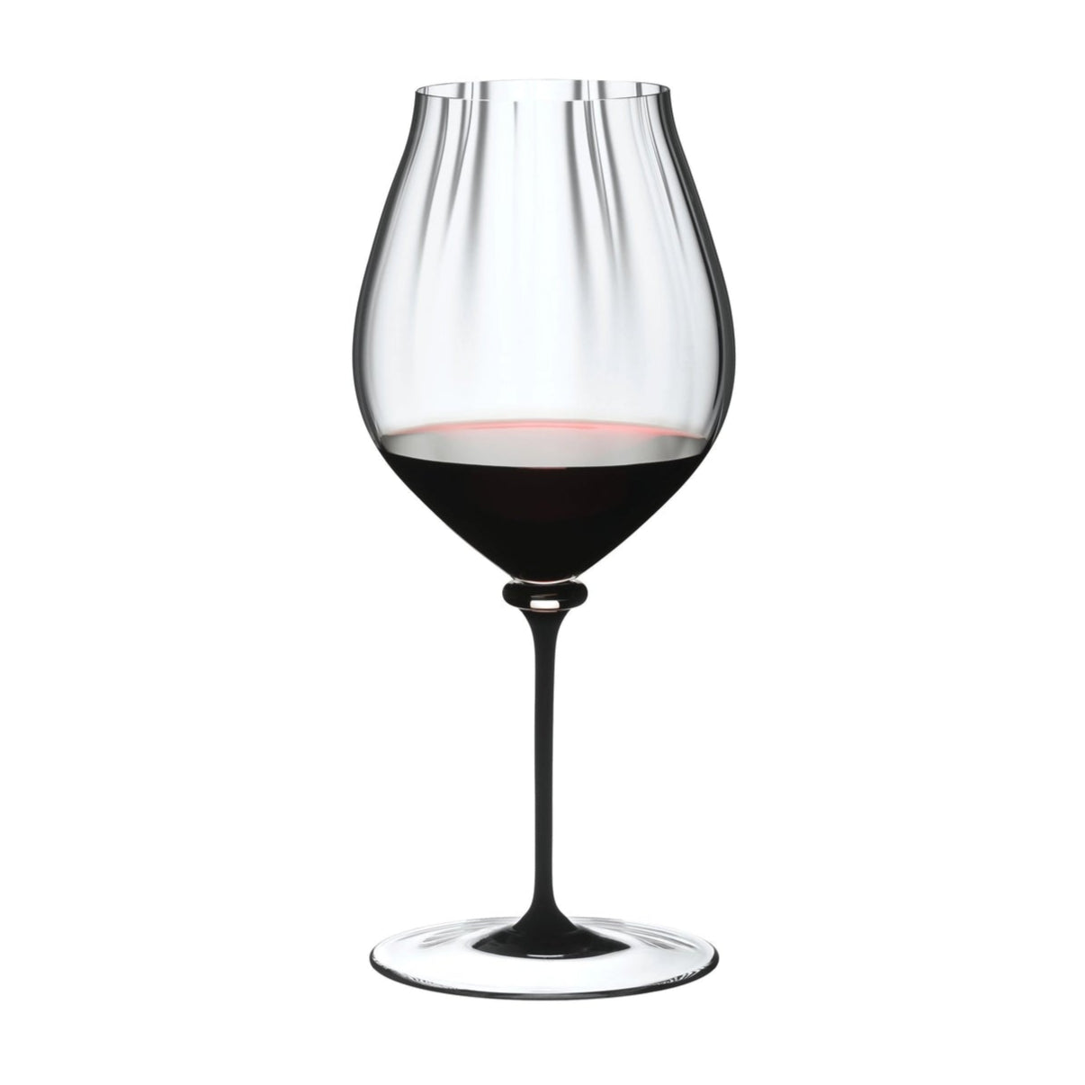 Riedel Fatto A Mano Performance Black Stem Pinot Noir Glass,  29.2 Oz