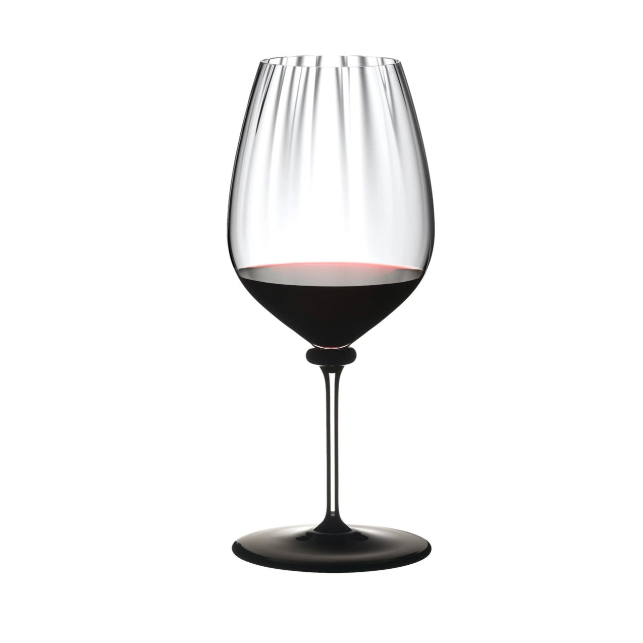 Riedel Fatto A Mano Performance Cabernet/Sauvignon Wine Glass with Black Base, 28 Oz