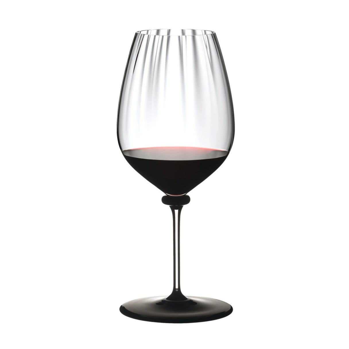 Riedel Fatto A Mano Performance 4-Piece Cabernet/Sauvignon Wine Glass with Black Base Set, 28 Oz - Kitchen Universe