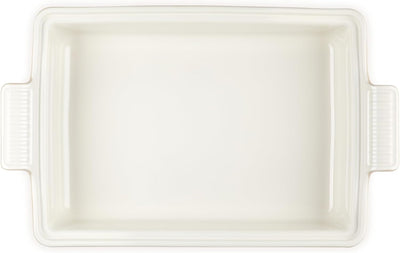 Le Creuset Heritage Stoneware Rectangular Casserole With Lid, 4-Quart, Peche - Kitchen Universe