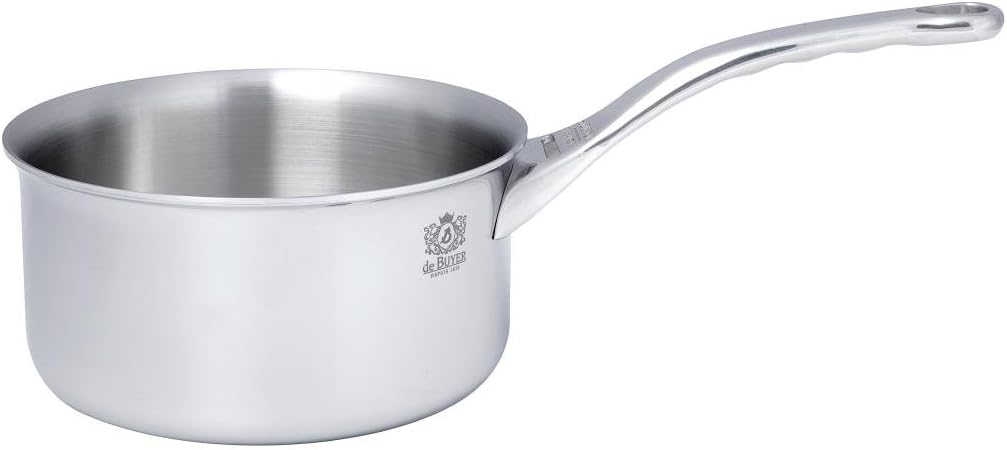 de Buyer Affinity Stainless Steel Sauce Pan, 1.8 qt - Kitchen Universe