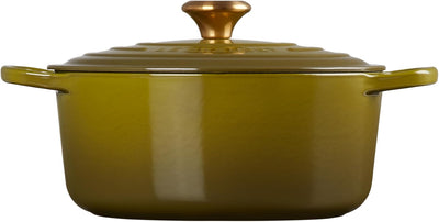 Le Creuset Signature Enameled Cast Iron Sauteuse, 3.5-Qt, Olive - Kitchen Universe