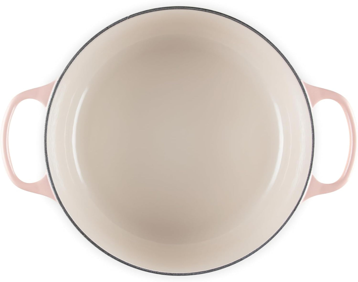 Le Creuset Enameled Cast Iron Shallow Round Dutch Oven, 5.5-Quart, Peche - Kitchen Universe