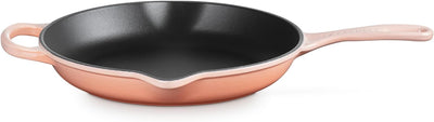 Le Creuset Signature Enameled Cast Iron Skillet, 11.75-Inches, Peche - Kitchen Universe