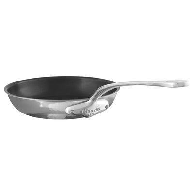 Mauviel M'Elite Hammered 5-Ply Stainless Steel Nonstick Frying Pan, 9.4-in - Kitchen Universe