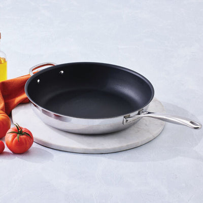 Le Creuset Signature Stainless Steel Non-stick Deep Fry Pan, 13-Inches - Kitchen Universe