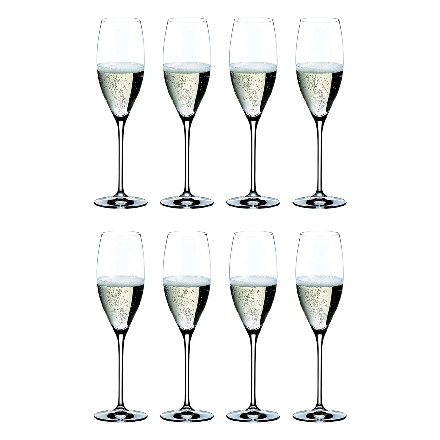 Riedel Vinum 8-Piece Crystal Champagne Glass Set, 8 Oz - Kitchen Universe