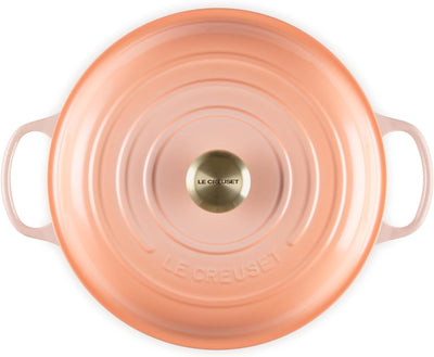 Le Creuset Signature Enameled Cast Iron Braiser, 3.5-Quart, Peche - Kitchen Universe