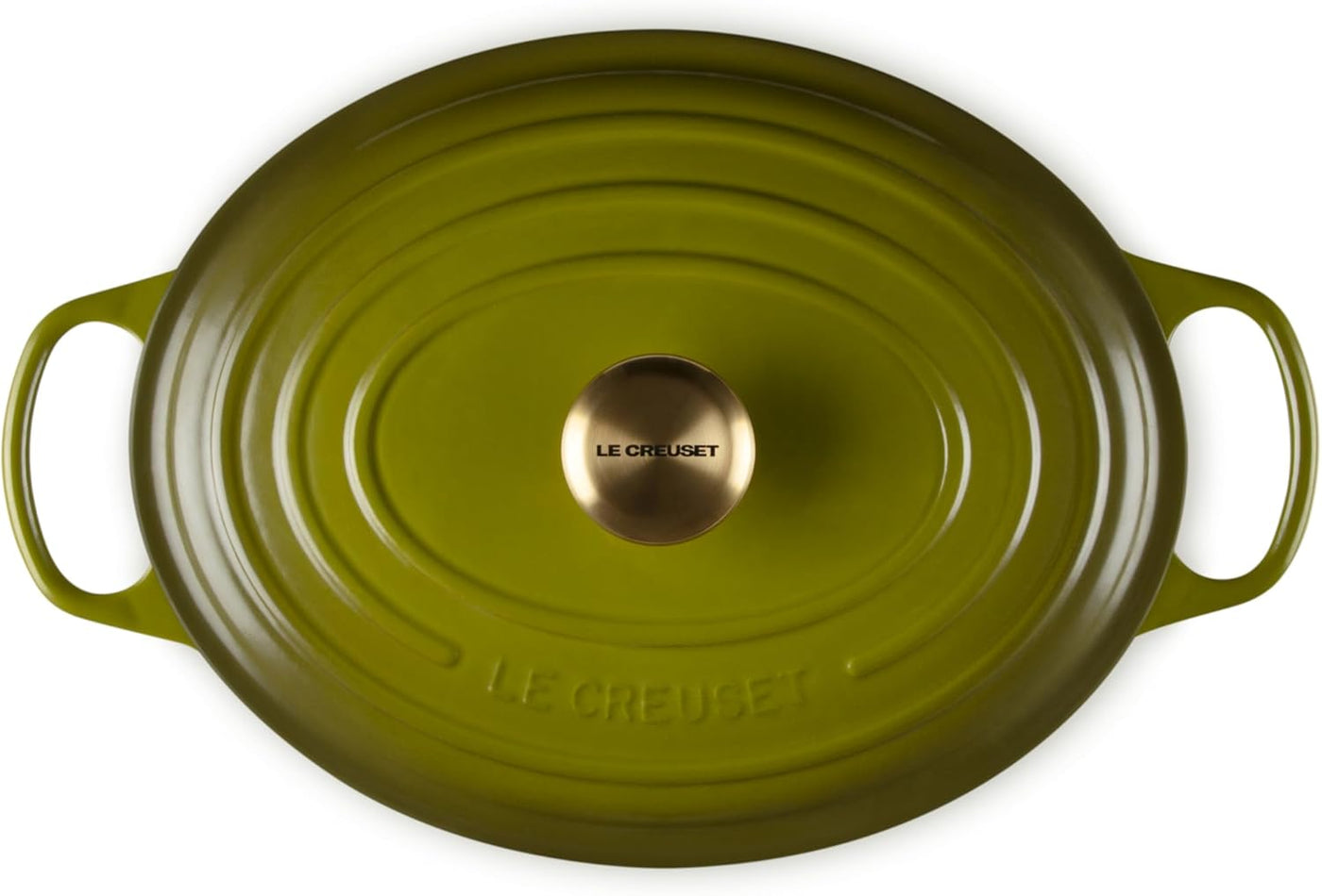 Le Creuset Signature Enameled Cast Iron Oval Dutch Oven, 6.75-Quart, Olive - Kitchen Universe