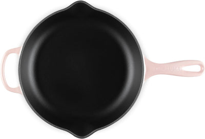 Le Creuset Signature Enameled Cast Iron Skillet, 11.75-Inches, Peche - Kitchen Universe