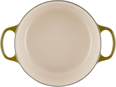 Le Creuset Signature Enameled Cast Iron Sauteuse, 3.5-Qt, Olive - Kitchen Universe