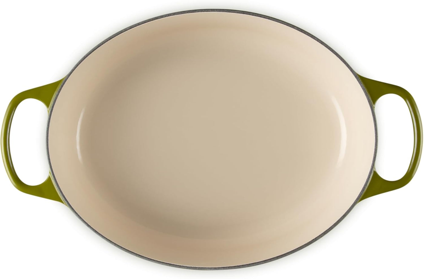 Le Creuset Signature Enameled Cast Iron Oval Dutch Oven, 6.75-Quart, Olive - Kitchen Universe