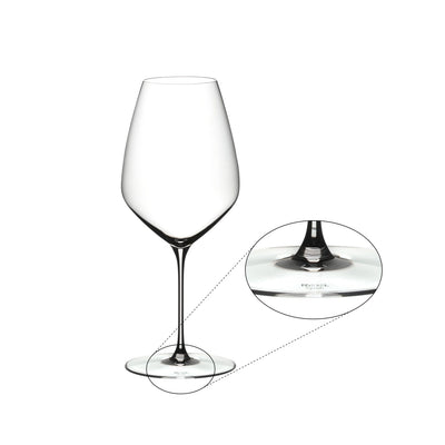 Riedel Veloce 2-Piece Crystal Syrah/Shiraz Wine Glass Set, 25.4 Oz