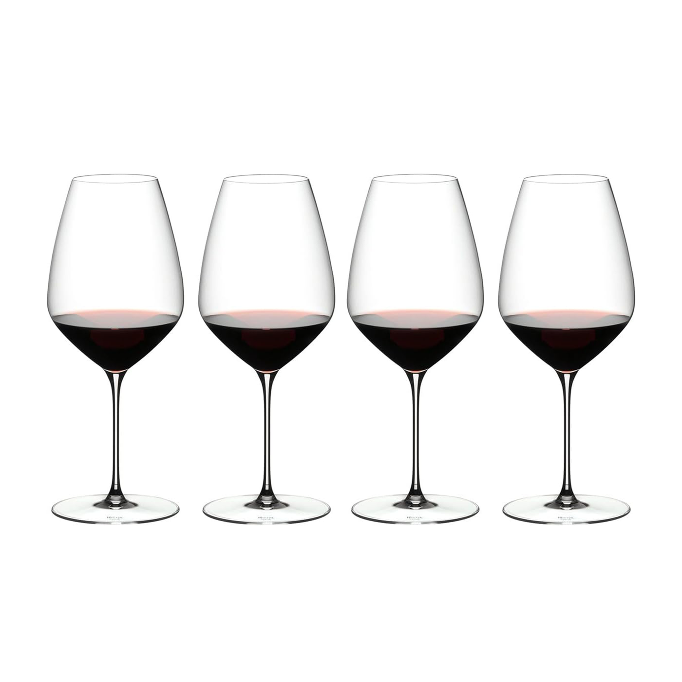 Riedel Veloce 4-Piece Crystal Syrah/Shiraz Wine Glass Set, 25.4 Oz