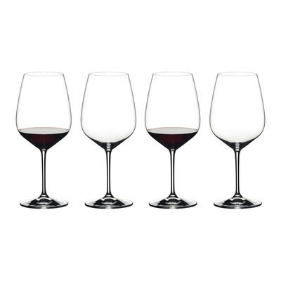 Riedel Heart To Heart 4-Piece Crystal Wine Cabernet Sauvignon Glass, 28 Oz - Kitchen Universe