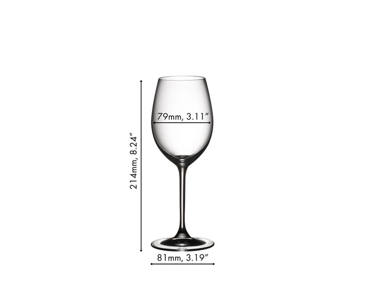 Riedel 2-Piece Vinum Sauvignon Blanc/Dessert Wine Glass Set, 12 Oz