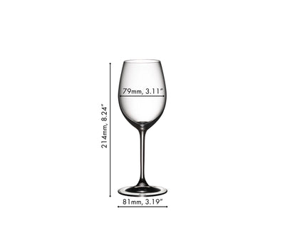 Riedel 2-Piece Vinum Sauvignon Blanc/Dessert Wine Glass Set, 12 Oz