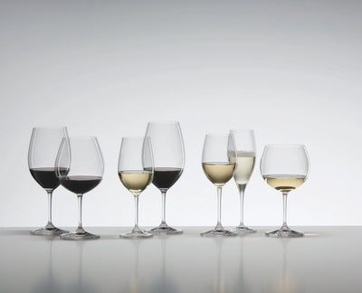 Riedel Vinum 4-Piece Cabernet Sauvignon/Merlot Wine Glass Set, 22 Oz