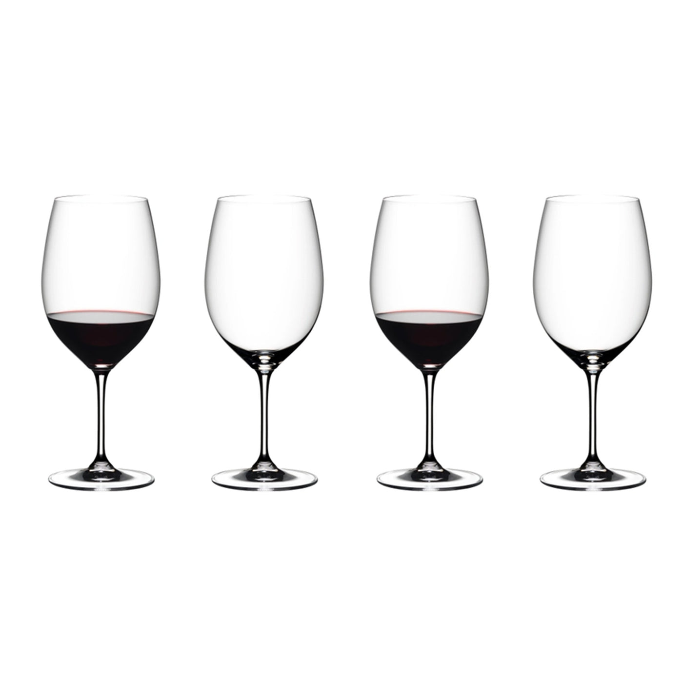 Riedel Vinum 4-Piece Cabernet Sauvignon/Merlot Wine Glass Set, 22 Oz