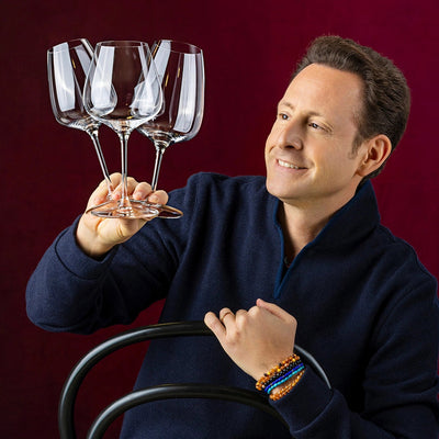 Riedel Grape@Riedel 2-Piece Crystal White Wine/Champagne Glass/Spritz Drinks Set, 18 Oz