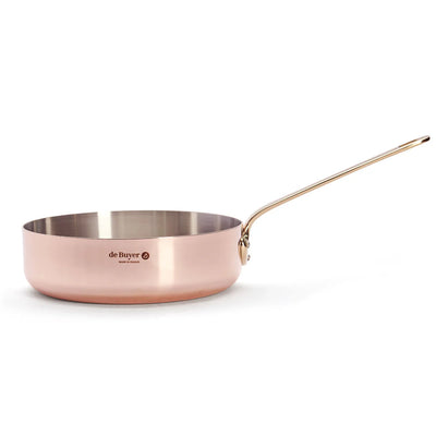 de Buyer Inocuivre Service Copper 5-Piece Cookware Set with Brass Handles - Kitchen Universe