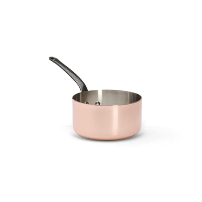 de Buyer Inocuivre Tradition Copper Saucepan With Cast Iron Handle, 1.9-Quart - Kitchen Universe