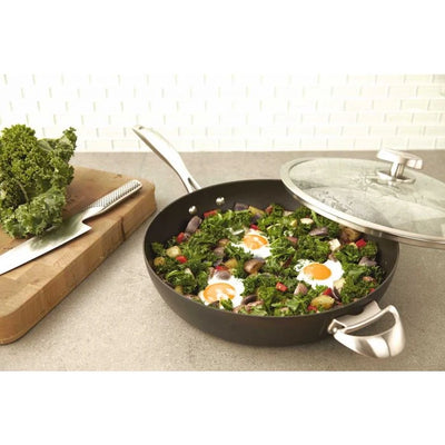 Scanpan PRO IQ Stratanium Saute Pan With Lid, 2.75-Qt - Kitchen Universe