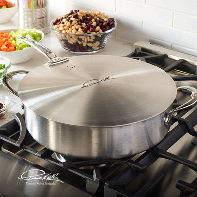 Hestan Thomas Keller Insignia Commercial Clad Stainless Steel Universal Lid, 12.5-in