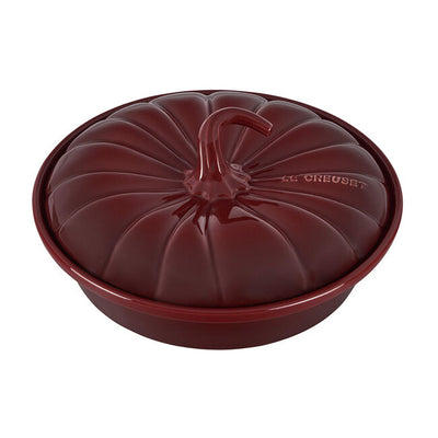 Le Creuset Pumpkin Casserole 9-Inches, Rhone - Kitchen Universe