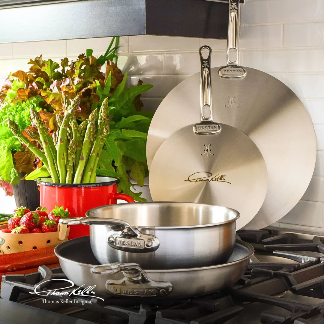 Hestan Thomas Keller Insignia Commercial Clad Stainless Steel Universal Lid, 12.5-in