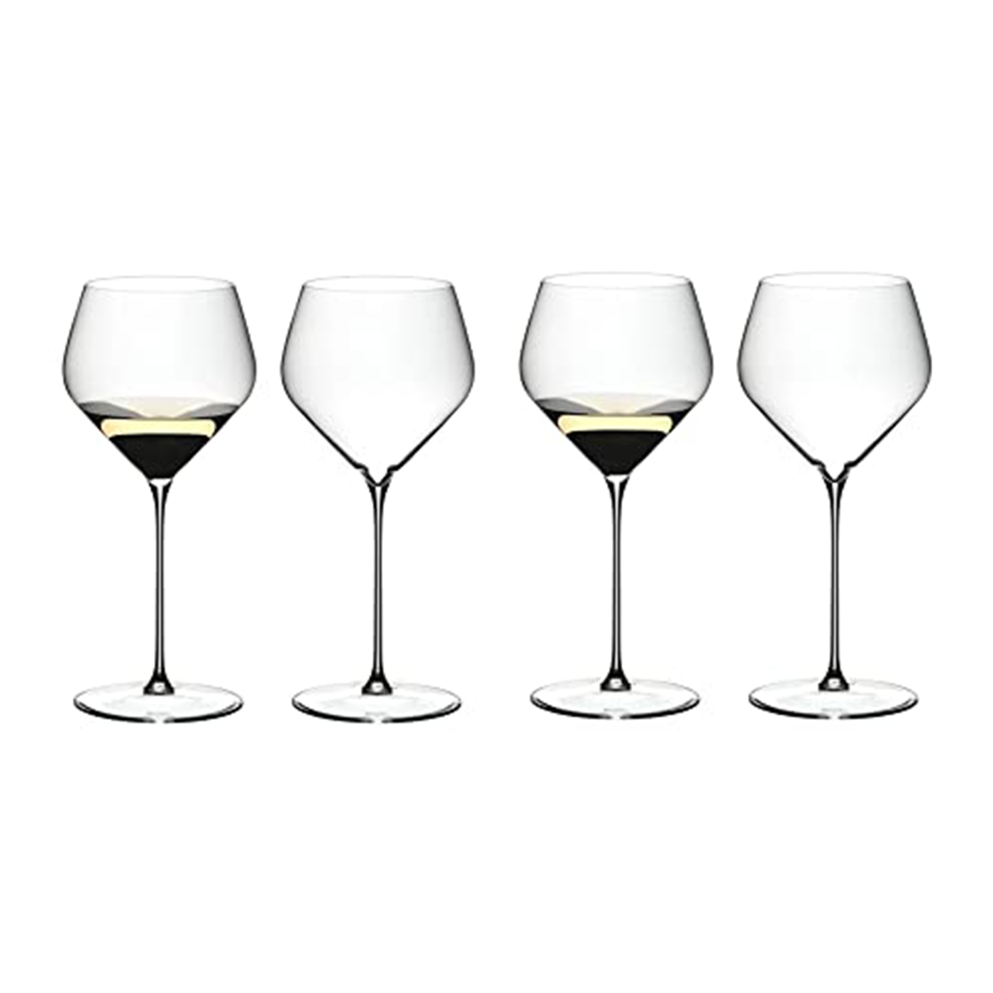 Riedel Veloce 4-Piece Crystal Chardonnay Wine Glass Set, 23 Oz
