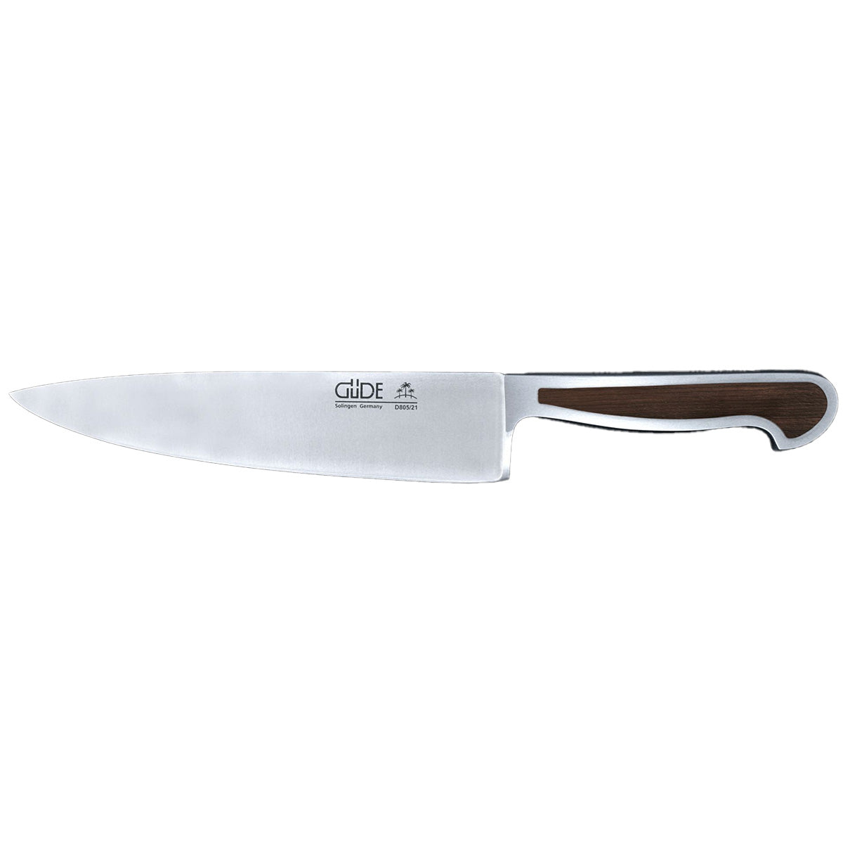 Gude Delta Chef's Knife With African Black Wood Handle, 8-in - Kitchen Universe