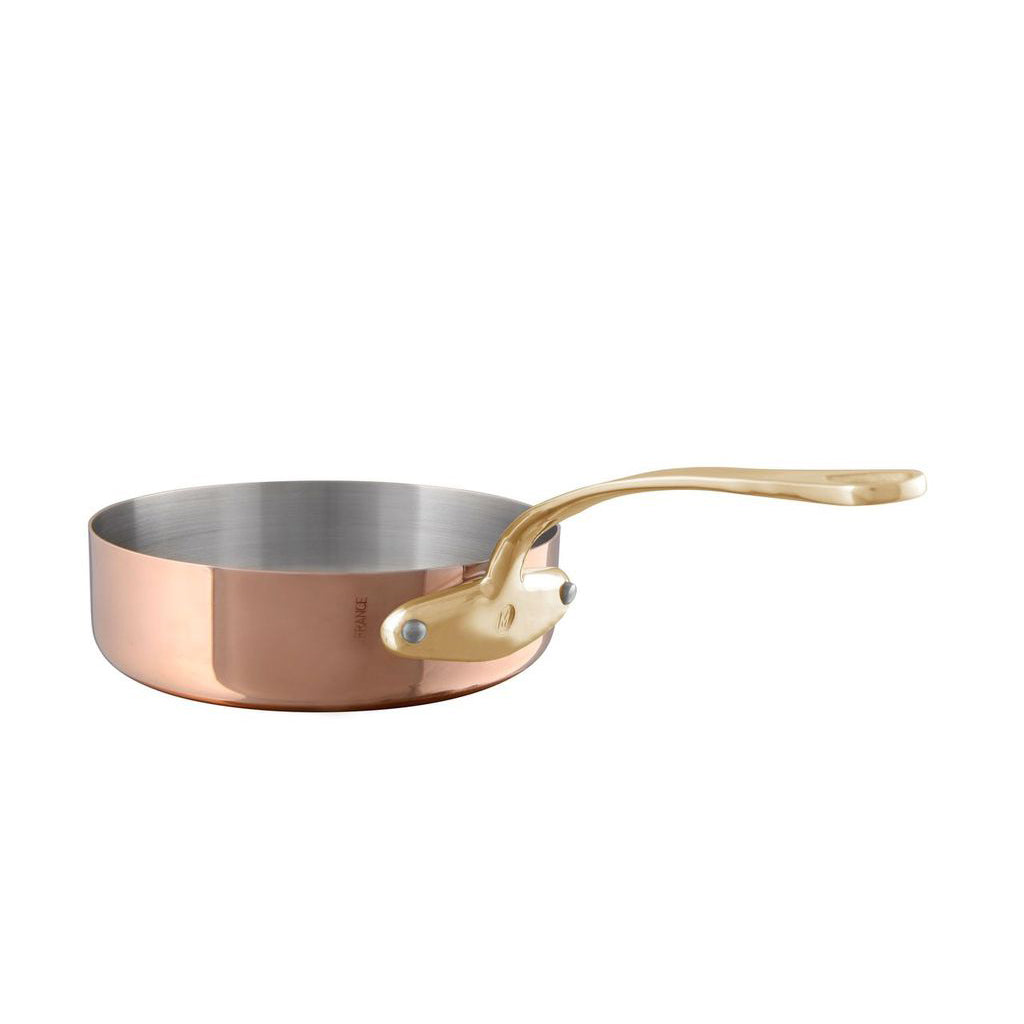 Mauviel M'heritage M200B Copper Sauté Pan Bronze Handles 1.9-qt - Kitchen Universe