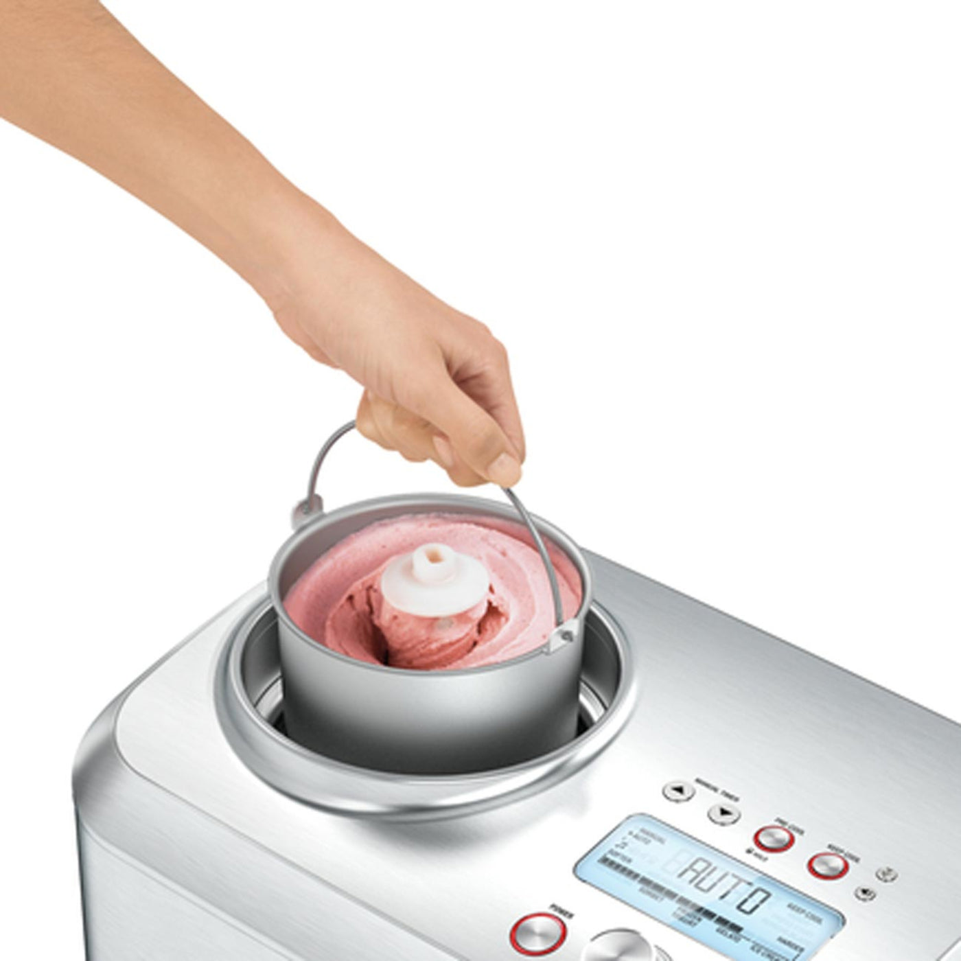 Breville Smart Scoop Ice Cream Maker, Silver - Kitchen Universe