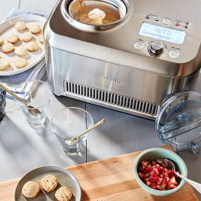 Breville Smart Scoop Ice Cream Maker, Silver - Kitchen Universe