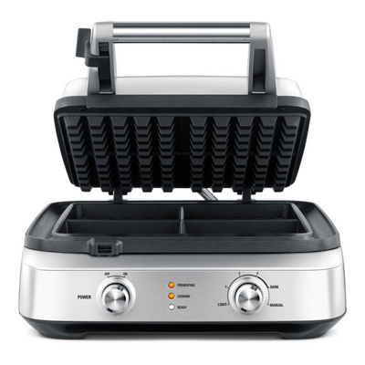 Breville The Smart Waffle 4-Slice Stainless Steel Waffle Maker - Kitchen Universe