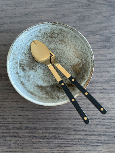 Sabre Bistrot Gold Serving Set, Black - Kitchen Universe