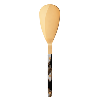 Sabre Bistrot Gold Rice Spoon, Dune Black - Kitchen Universe