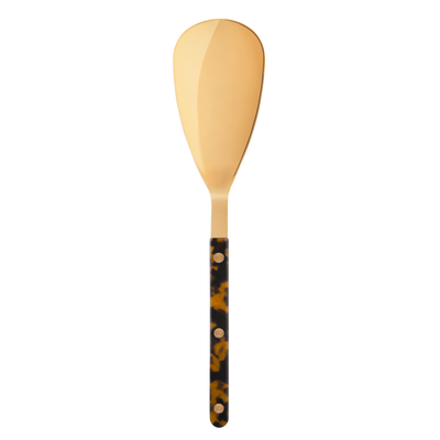 Sabre Bistrot Gold Rice Spoon, Tortoise - Kitchen Universe