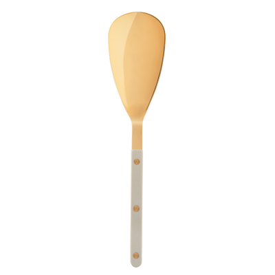 Sabre Bistrot Gold Rice Spoon, Mastic - Kitchen Universe