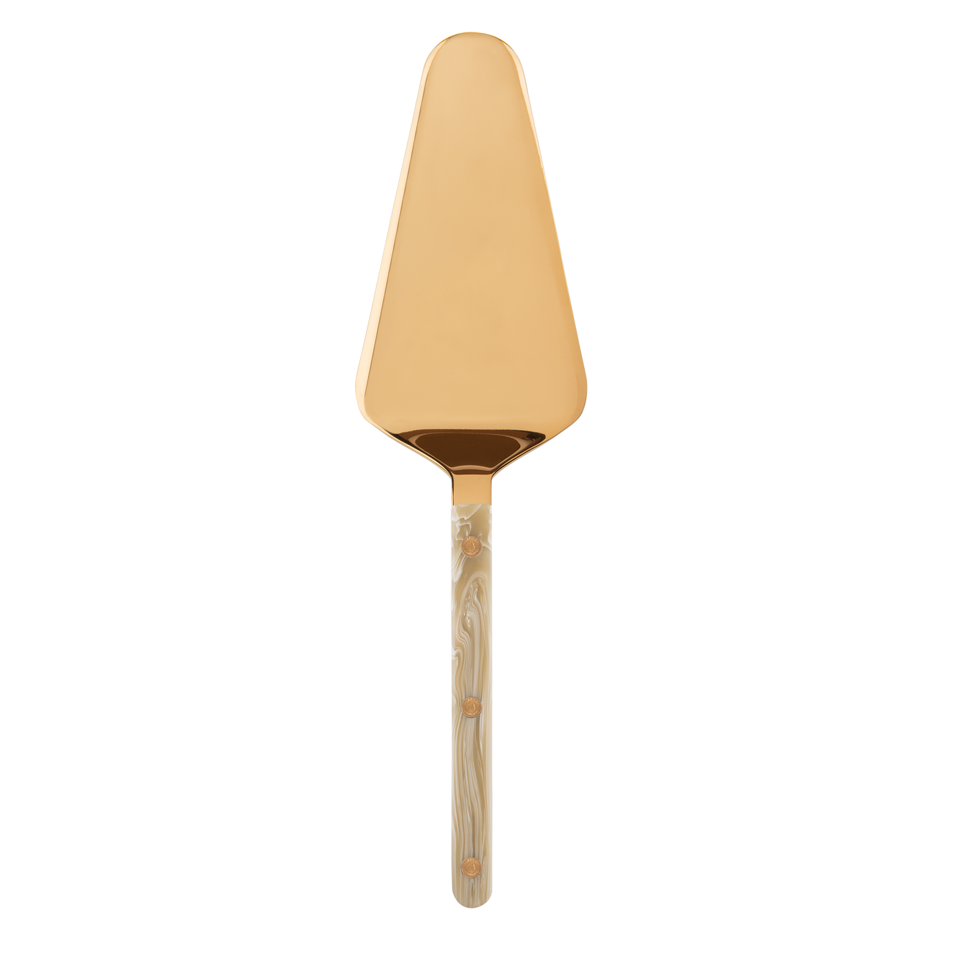 Sabre Bistrot Gold Tart Server, Horn - Kitchen Universe