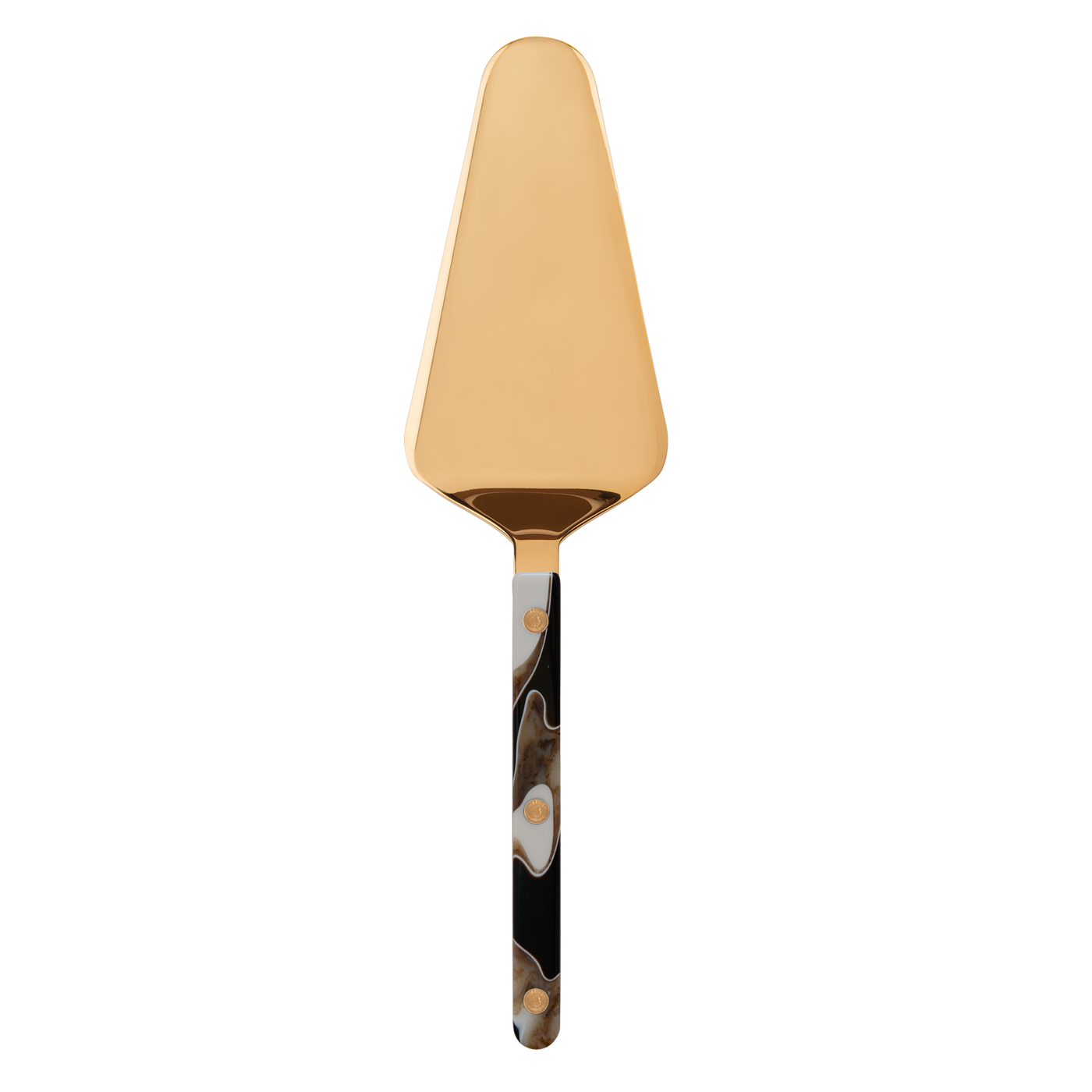 Sabre Bistrot Gold Tart Server, Dune Black - Kitchen Universe