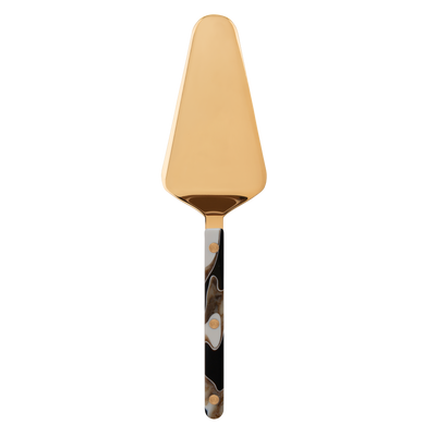 Sabre Bistrot Gold Tart Server, Dune Black - Kitchen Universe