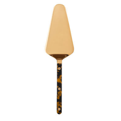 Sabre Bistrot Gold Tart Server, Tortoise - Kitchen Universe